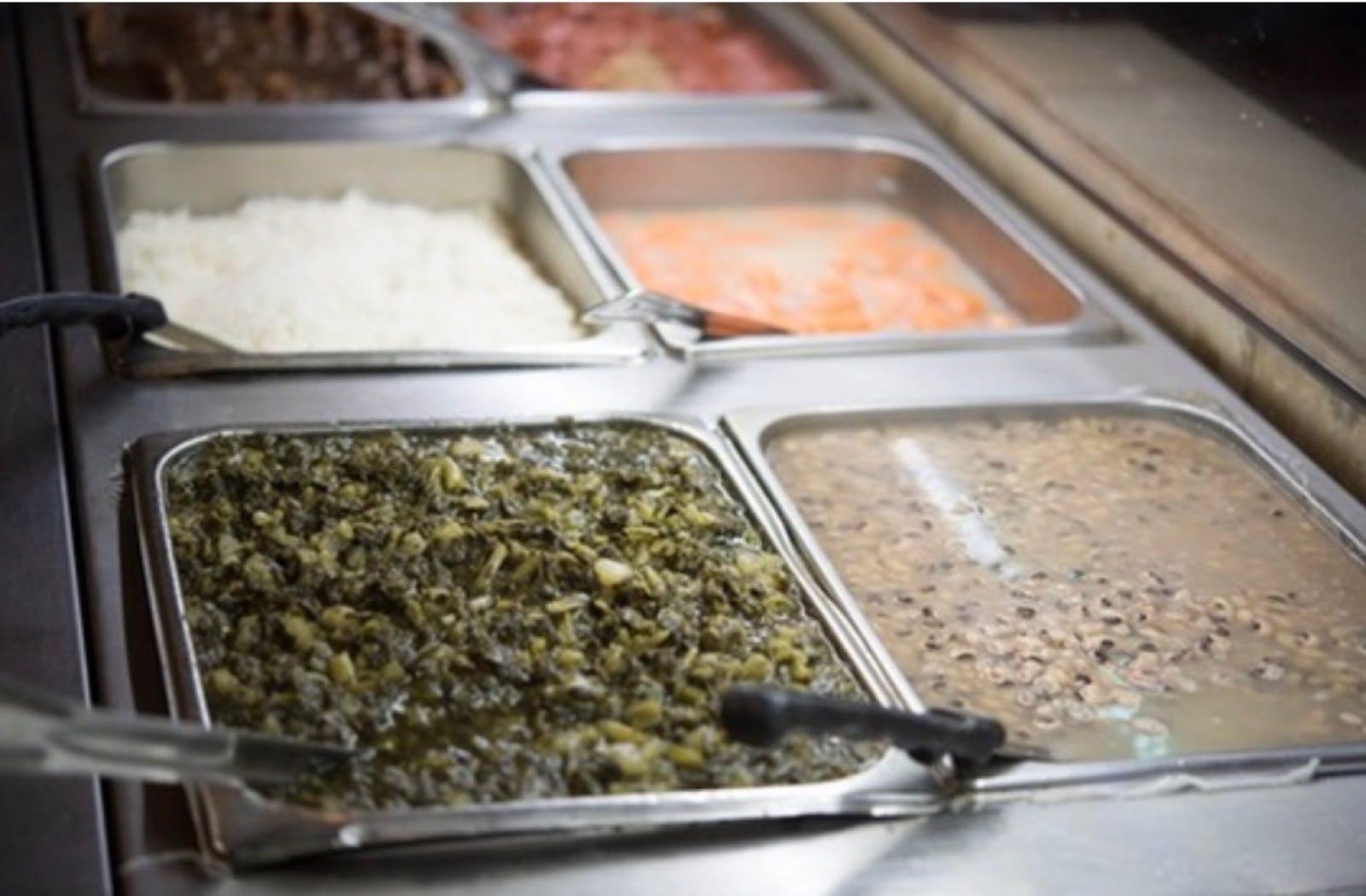 Southern sides prepared at Ranch House Makarios Family Restaurant in Vestavia Hills, AL