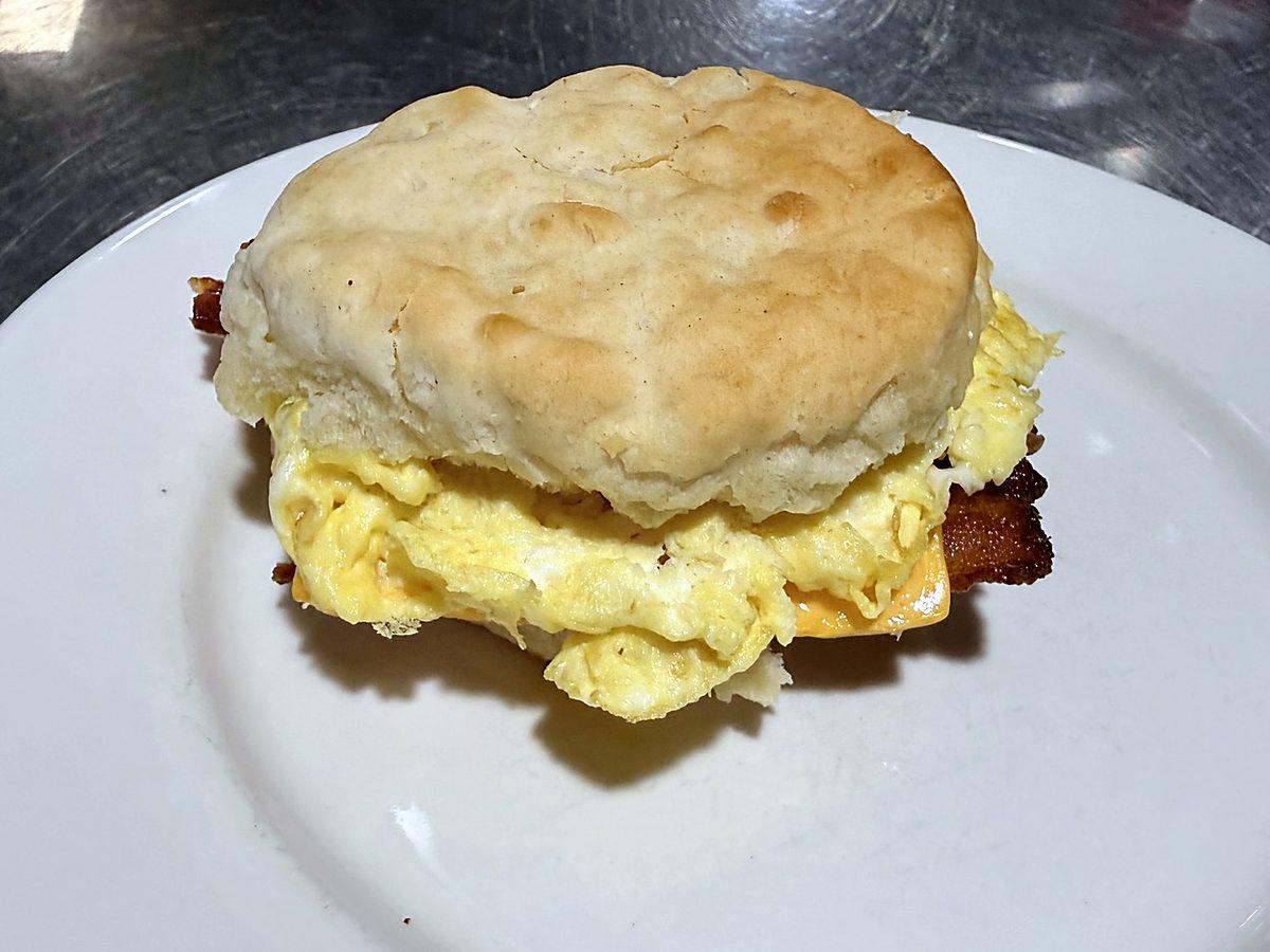 Bacon Biscuit served at Ranch House Makarios Family Restaurant in Vestavia Hills