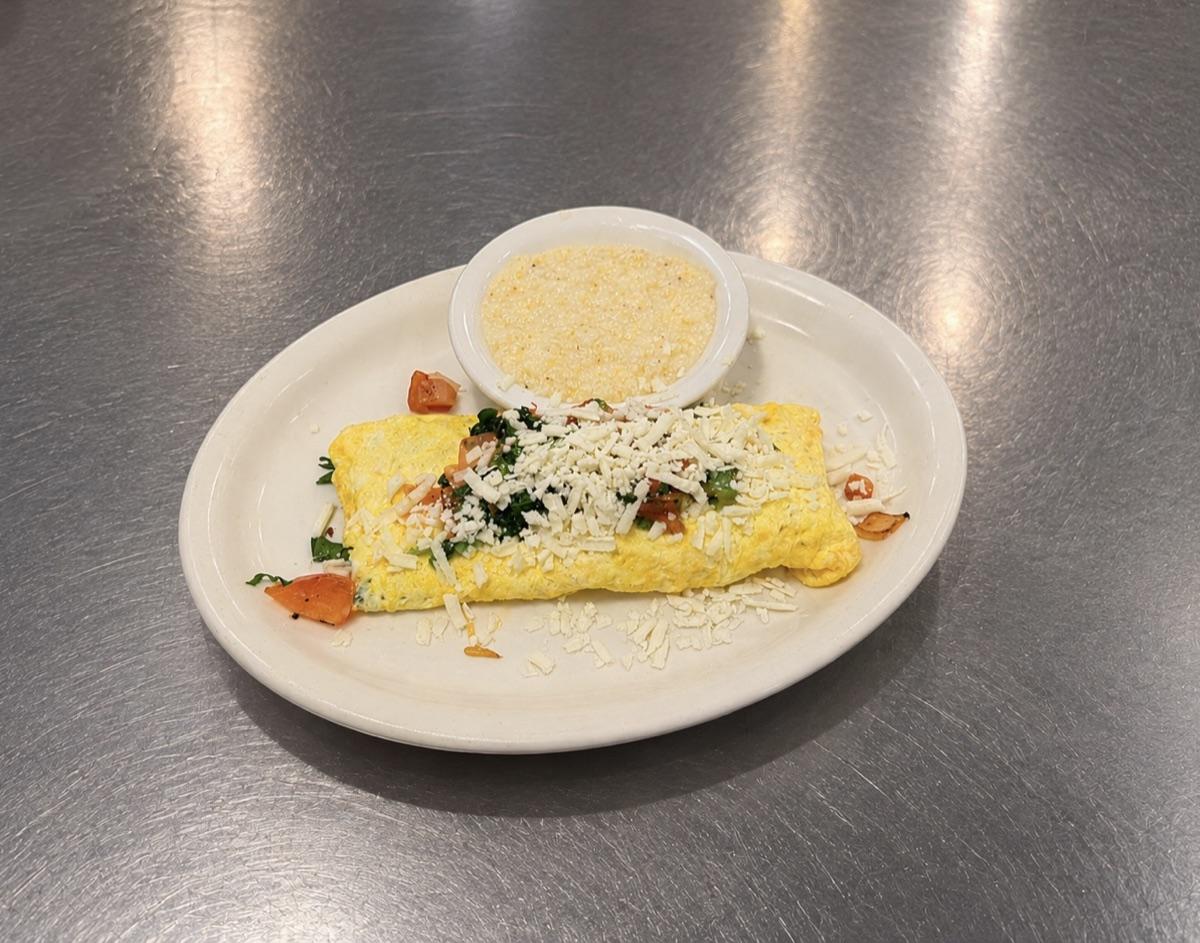 Spinach Omelet served at Ranch House Makarios Family Restaurant in Vestavia Hills